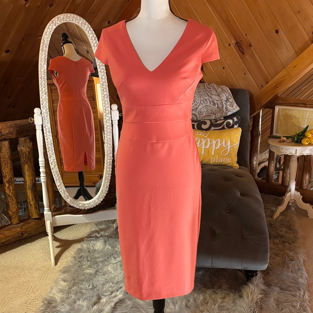 Donna Morgan Coral Midi Dress